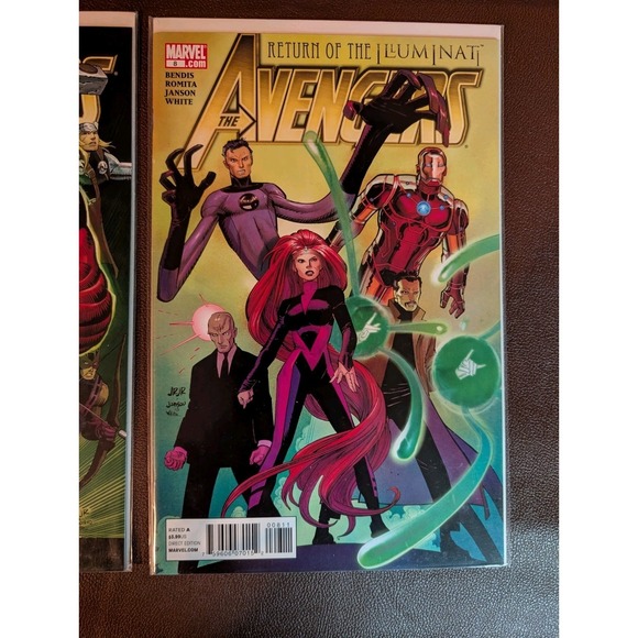 The Avengers #1 2 3 4 The Heroic Age 1st Azari Lot Bendis NM (2010 Marvel) - Picture 9 of 9